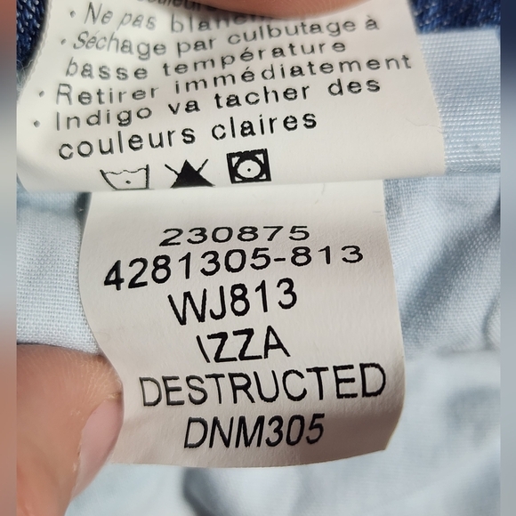 Paige Jimmy Jimmy Denim Distressed Short Womens Size 28 - Picture 6 of 6